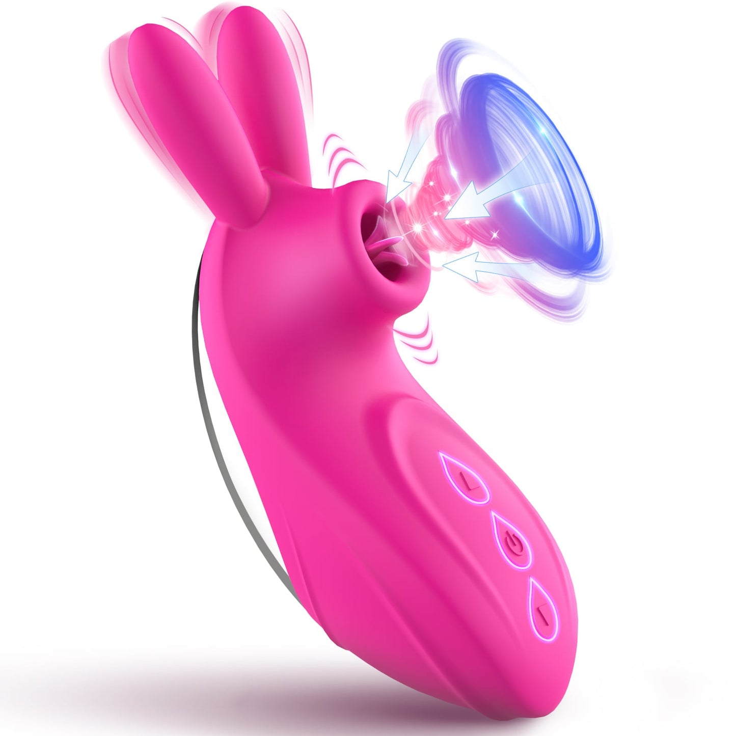 3-IN-1 Bunny Sucking Vibrator 10 Intense Frequencies & Superior Motor