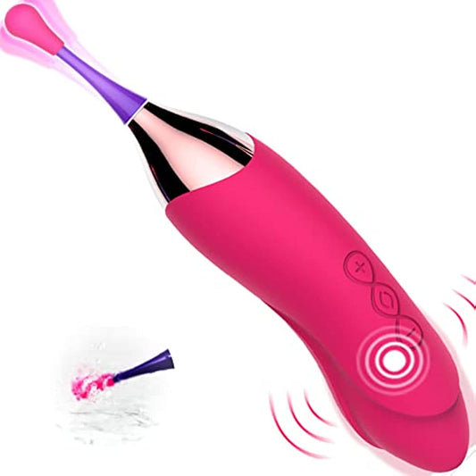 Double Head Vibrators with 8 Frequency Modes Rechargeable G-Spot Vibrators