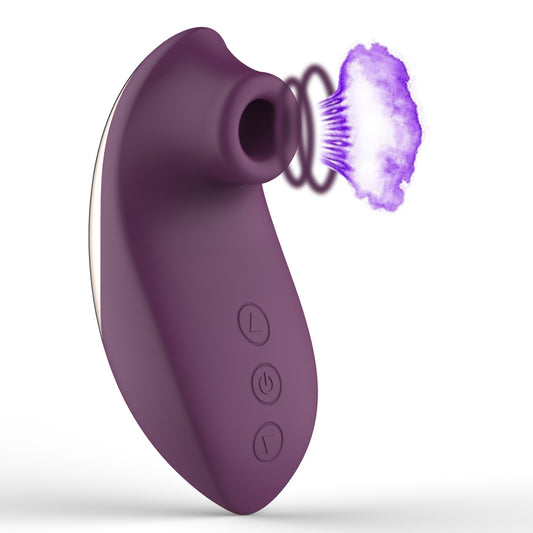 Portable Suction Silicone Nipple & Clit Vibrator