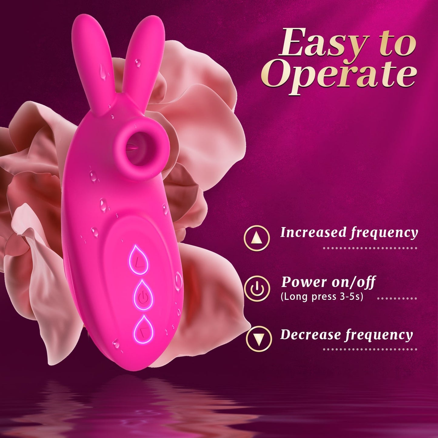 3-IN-1 Bunny Sucking Vibrator 10 Intense Frequencies & Superior Motor