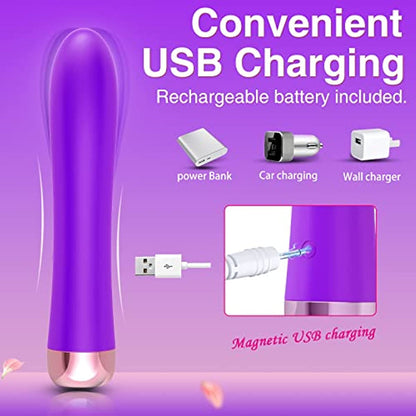 6.29 Inch Mini Vibrators - 10 Powerful Vibrating Modes Super Quiet Dido Vibrators