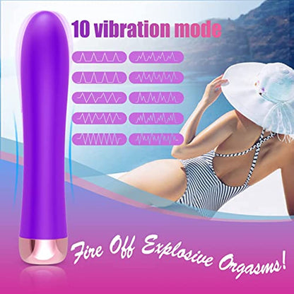 6.29 Inch Mini Vibrators - 10 Powerful Vibrating Modes Super Quiet Dido Vibrators