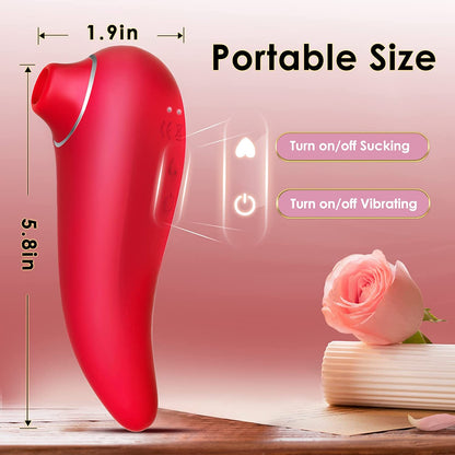 9 Sucking Modes Clit Stimulation G-Spot Vibrator For Woman