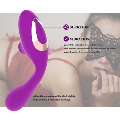 Sohimi Clitoral Sucking G-Spot Vibrator USB Charging ACACIA