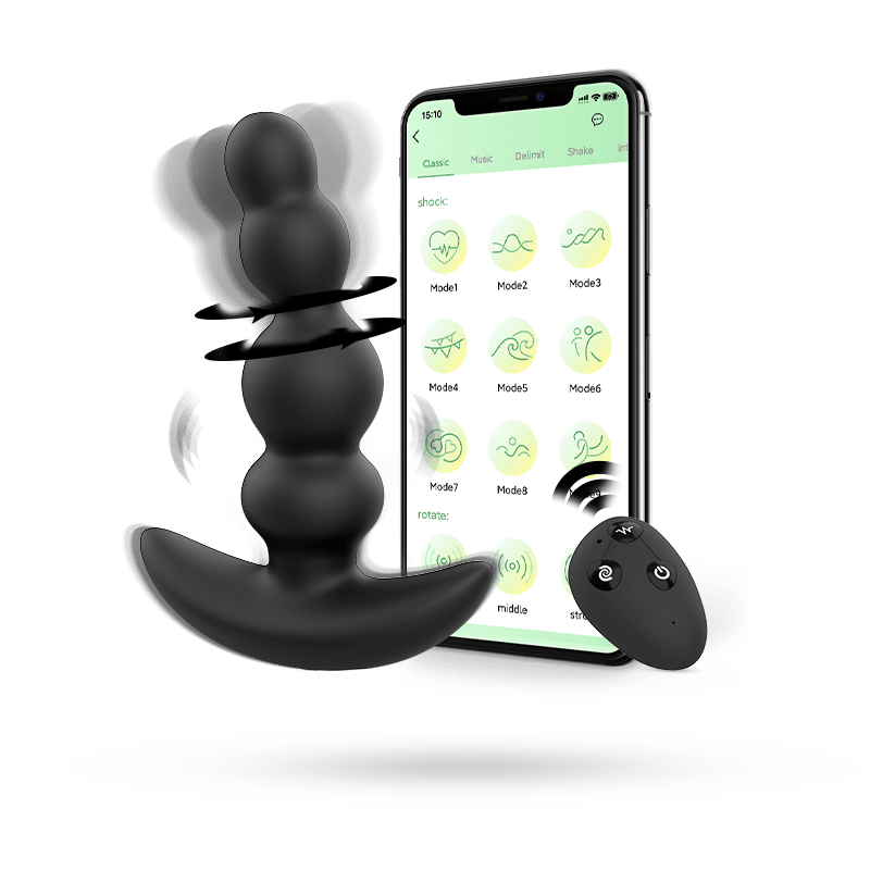 App Control Anal Vibrator Prostate Massager Plug
